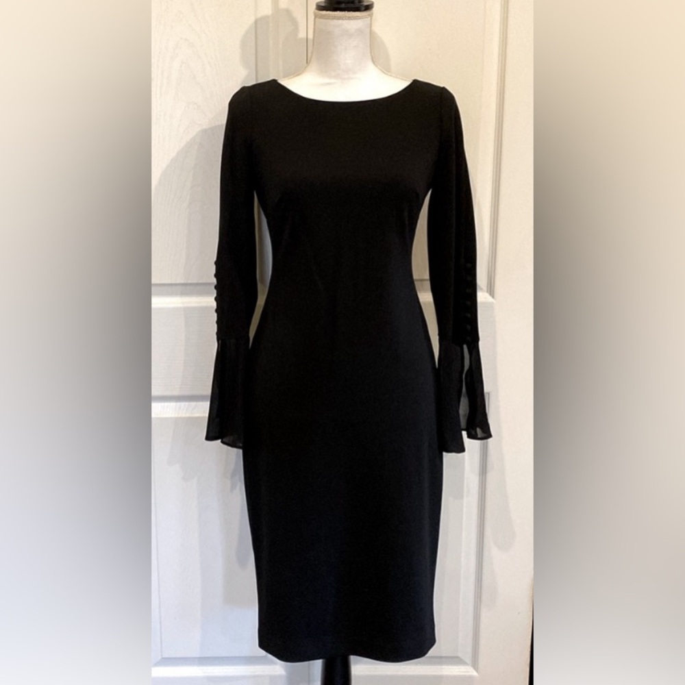 Calvin Klein Black Cocktail Dress Size 4